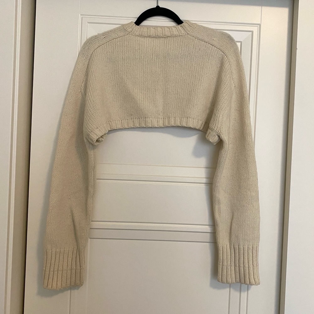 Everlane super cropped sweater/shrug